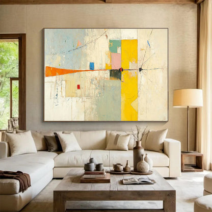 Colorful Geometric Abstract for Creative Office Breakroom DLZ2998