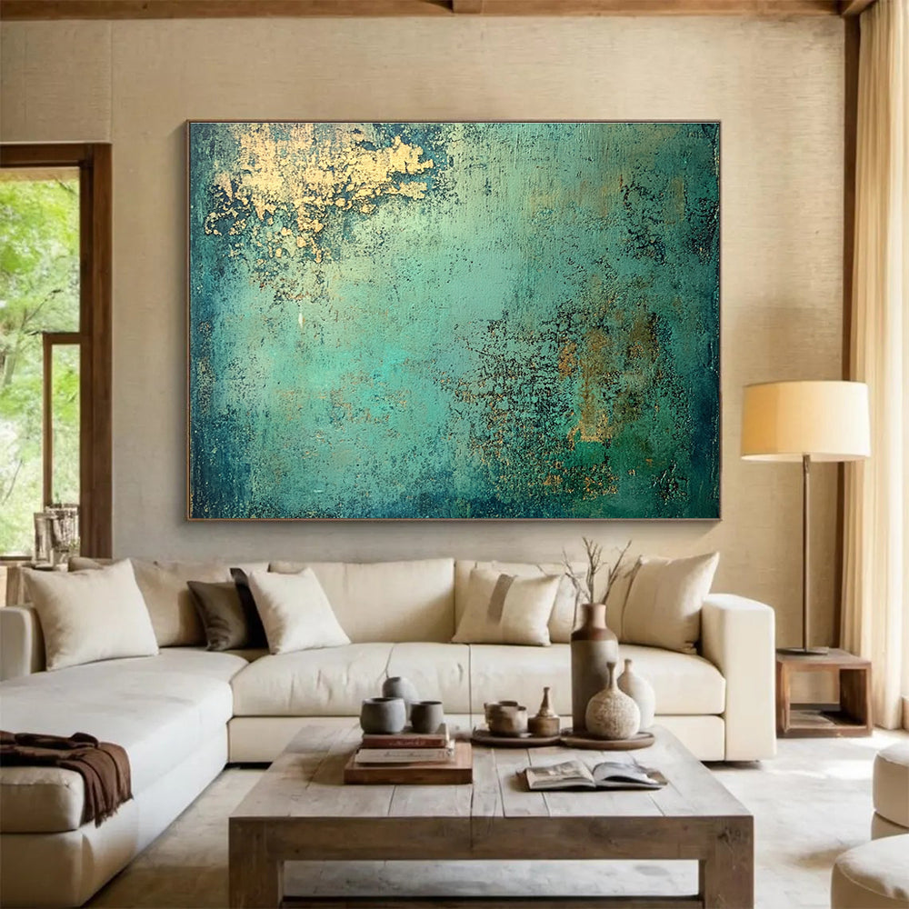 Retro - Inspired Abstract Art for Mid - Century Home & Boutique Hotel SC593