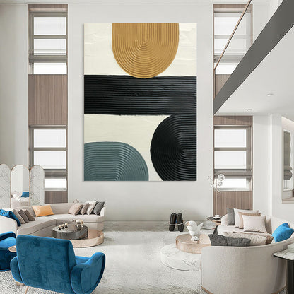 Multi - Color Relief Art for Modern Office Breakroom & Home Dining Room DLZ1184
