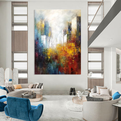 Abstract Cityscape for Office & Rooftop Bar STSC106