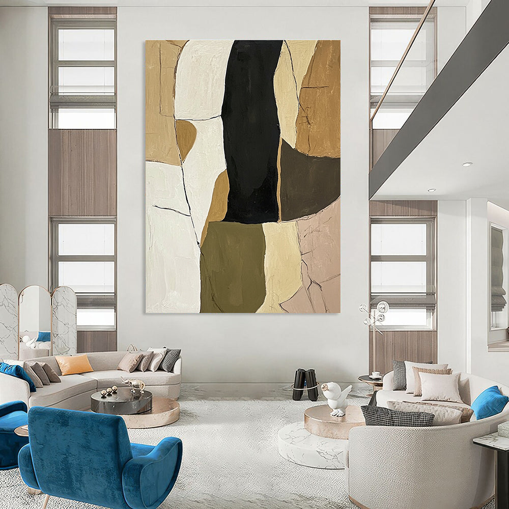 Geometric Neutral Shapes for Scandinavian - Style Home & Art Gallery STSC781