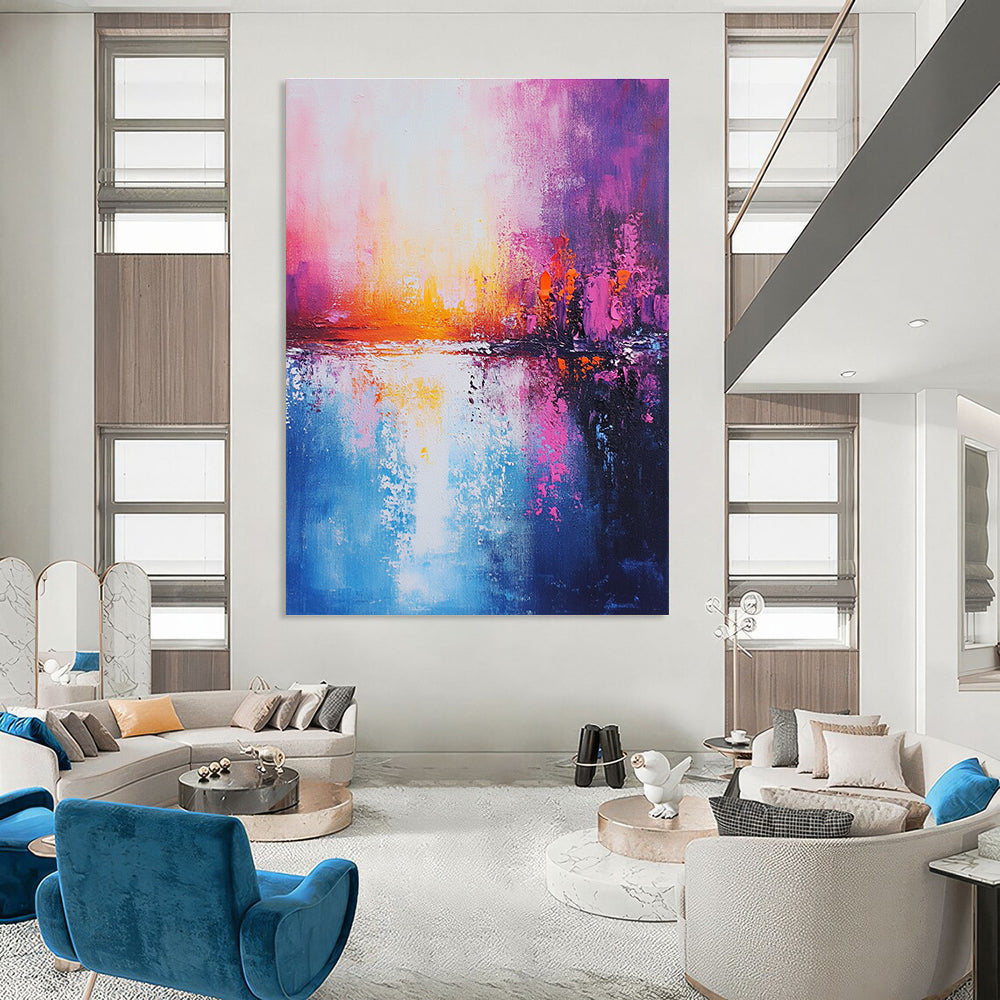 Dreamy Sunset Reflection for Romantic Dining Room & Lakeside Cottage STSC265