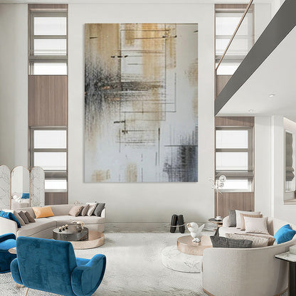 Line - Geometric Abstract Art for Tech - Startup Office & Modern Art Café DLZ0986