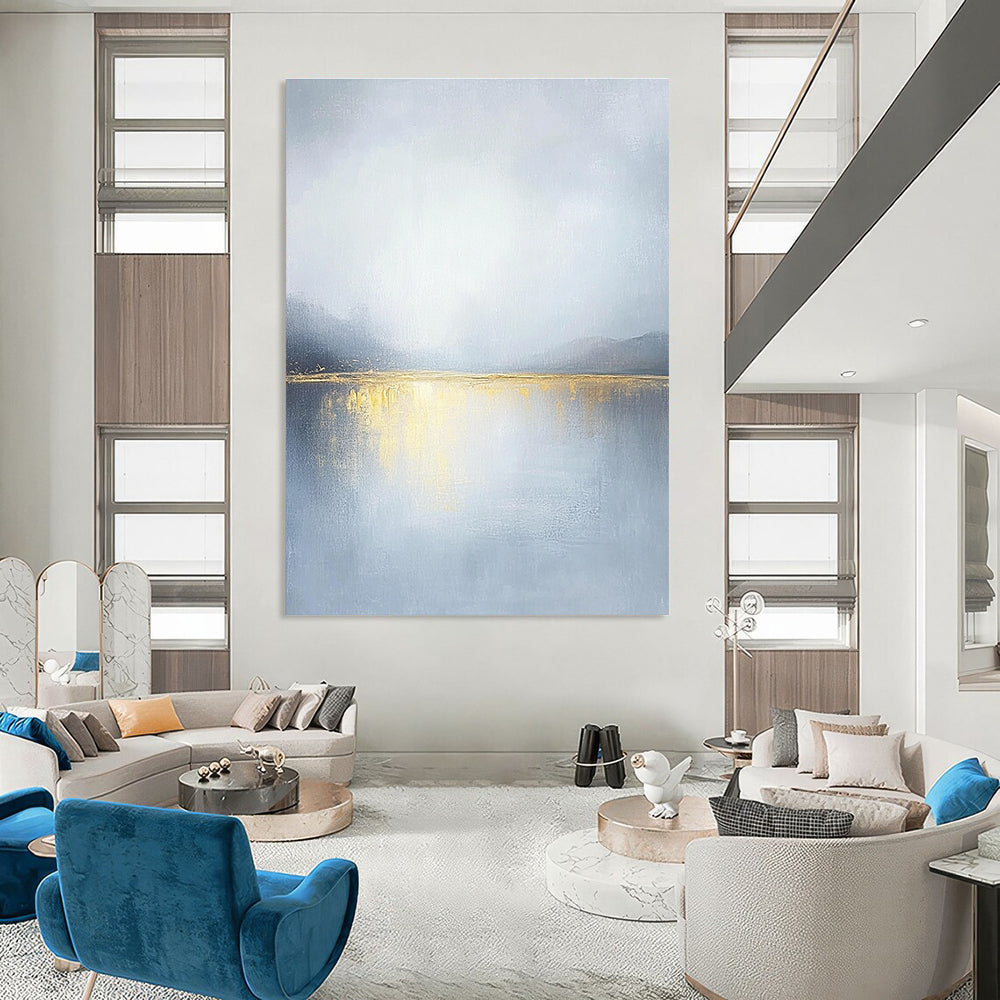 Minimalist Golden Lake for Serene Bedroom & Luxury Spa Retreat STSC271