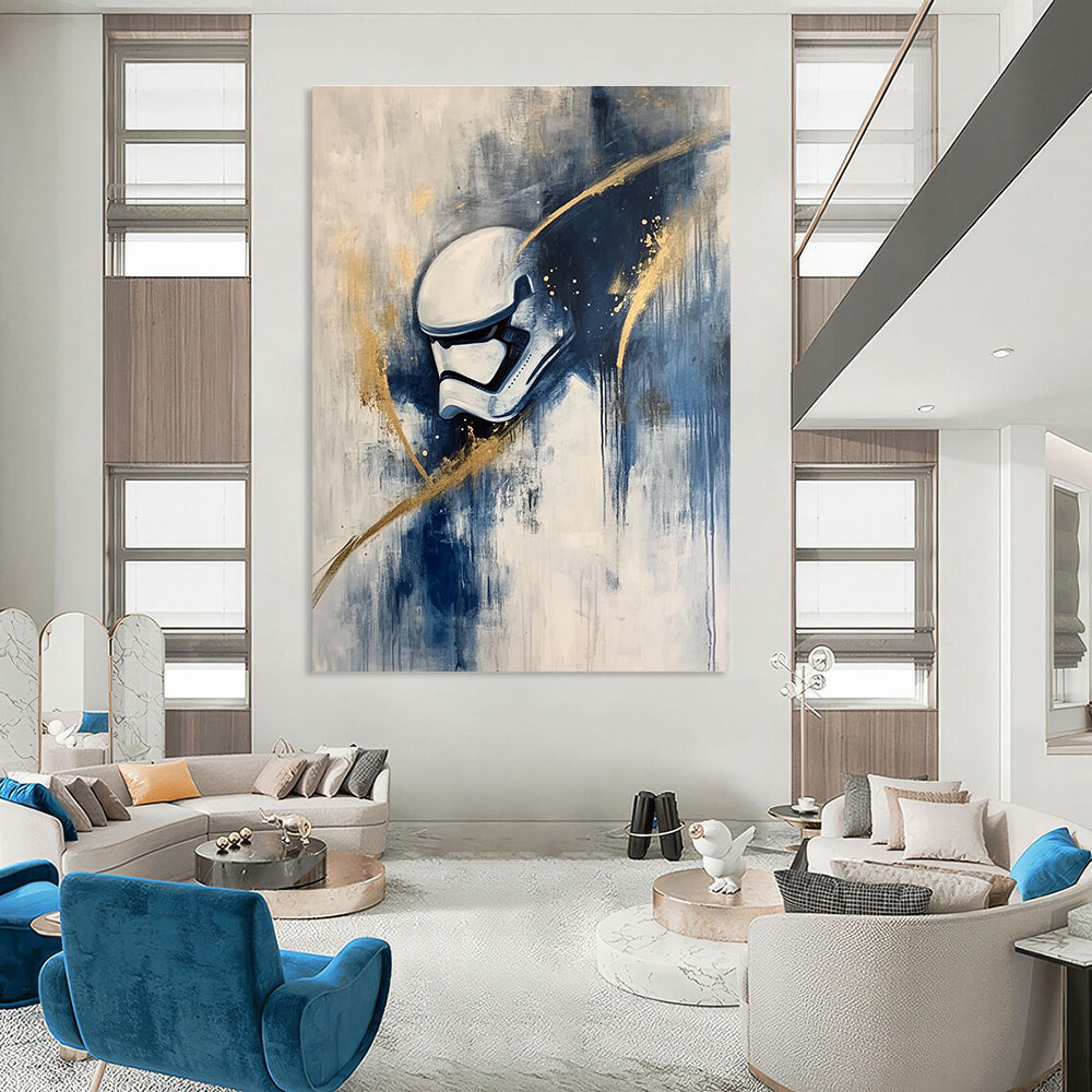 Pop - Culture Abstract Helmet Art for Game Room & Man Cave STSC667
