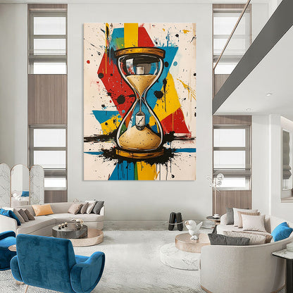 Colorful Graffiti Hourglass for Creative Studio & Trendy Bar STSC853