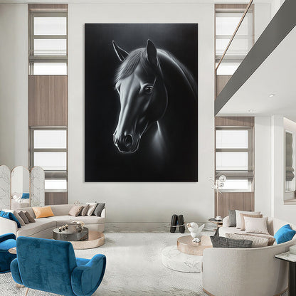 Realistic Horse Portrait for Equestrian Clubhouse & Luxury Home Study STSC1076