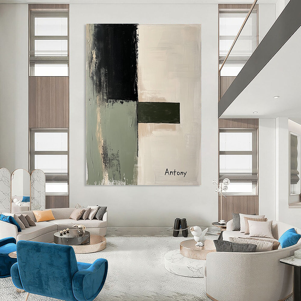 Minimalist Geometric Abstract Art for Office & Living Room STSC730
