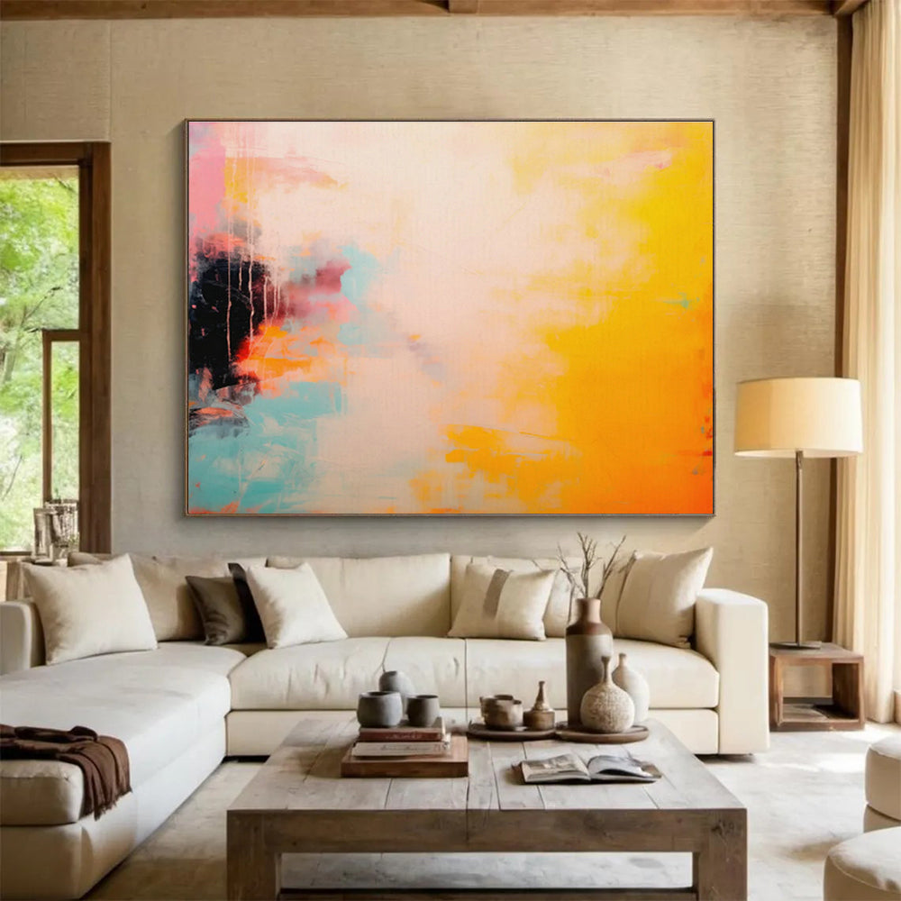 Colorful Abstract Blocks Art for Vibrant Studio Space DLZ2855