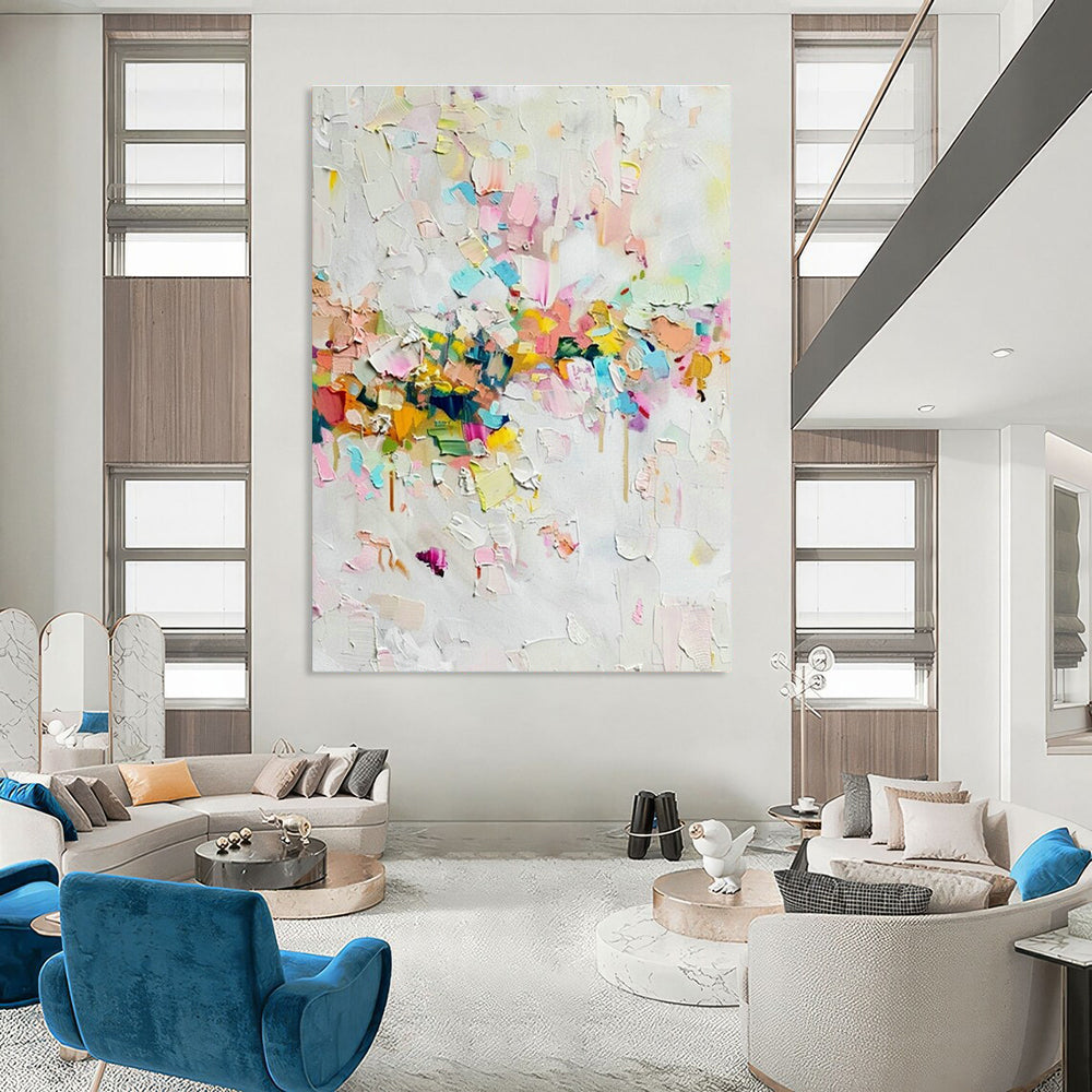 Colorful Fragment Abstract Art for Bohemian Café & Creative Studio DLZ1920