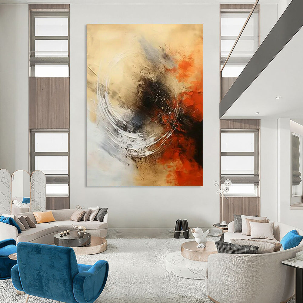 Abstract Color Interweave Art for Modern Living Room & Creative Office Lounge DLZ1710