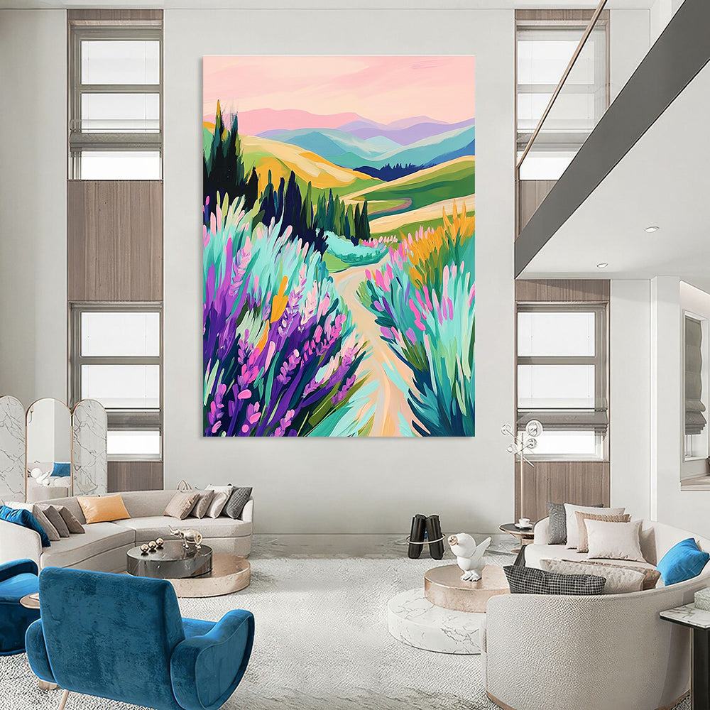 Colorful Landscape Path for Nature - Inspired Bedroom & Outdoor - Themed Café STSC1224