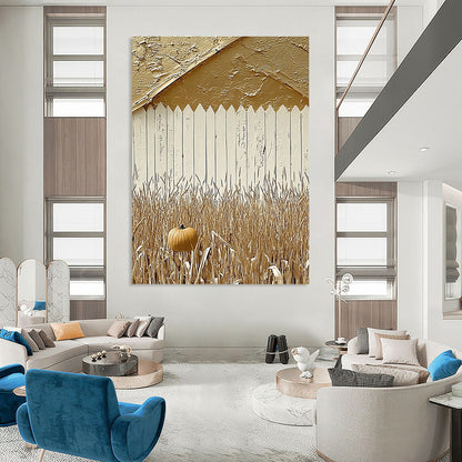 Autumn Pumpkin Field for Farmhouse Kitchen & Rustic Café STSC890