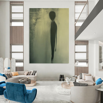 Shadowy Figure Silhouette for Avant - Garde Art Studio & Mysterious Library STSC992