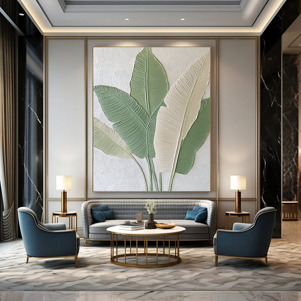 Tropical Relief Art for Beach House & Jungle - Themed Café STSC001