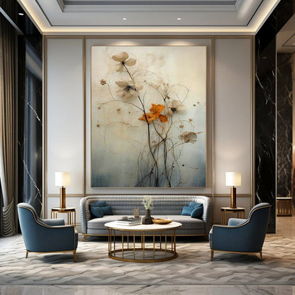 Dried Flower Art for Bedroom & Living Room DLZ0380