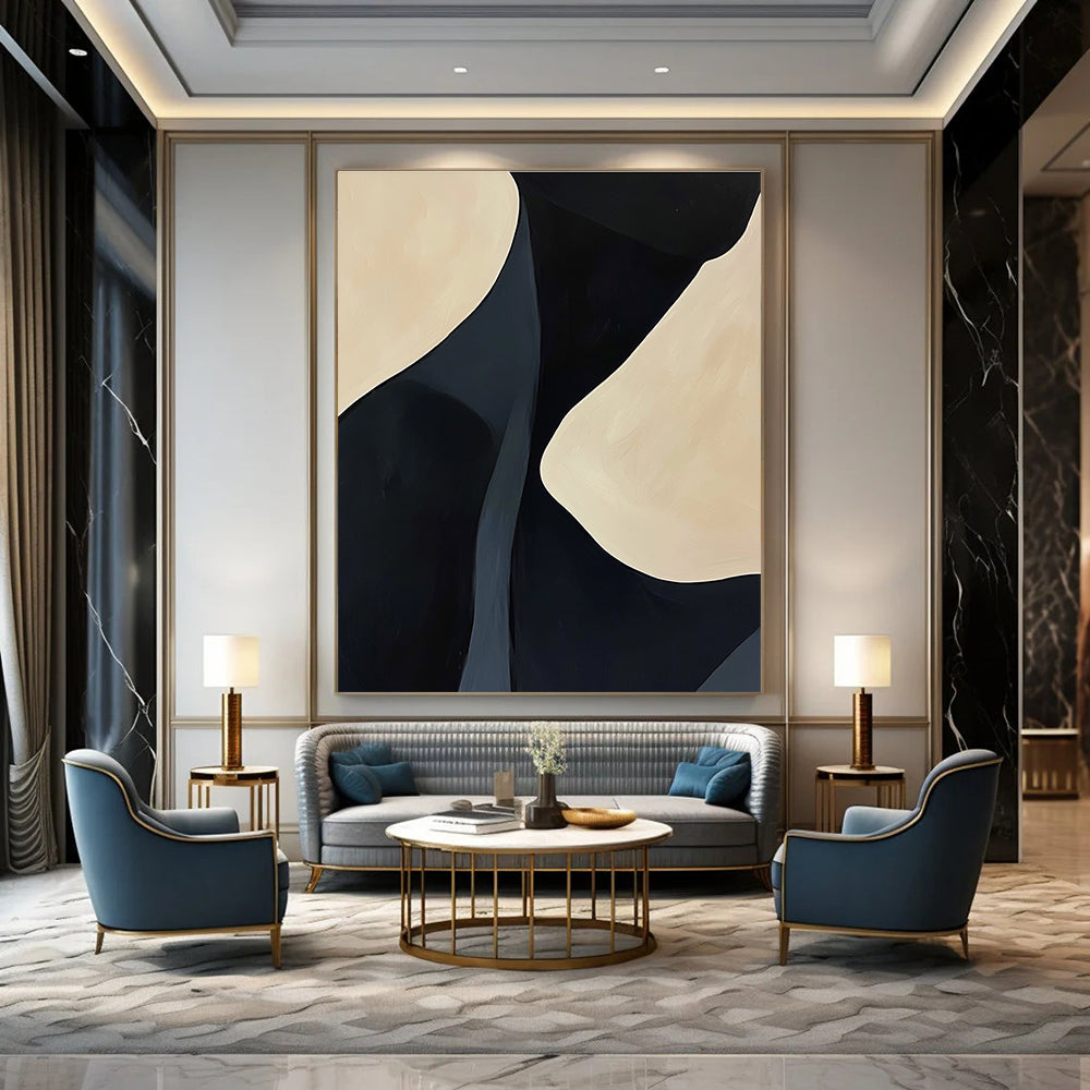 Organic Shape Abstract for Modern Art Gallery & Minimalist - Inspired Lounge STSC609