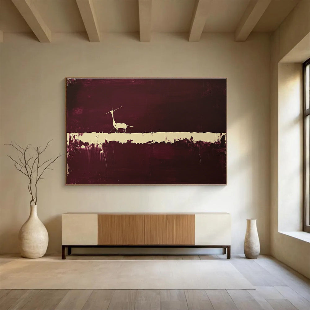 Minimalist Animal Silhouette Art for Rustic Cabin & Whimsical Children’s Room SC094