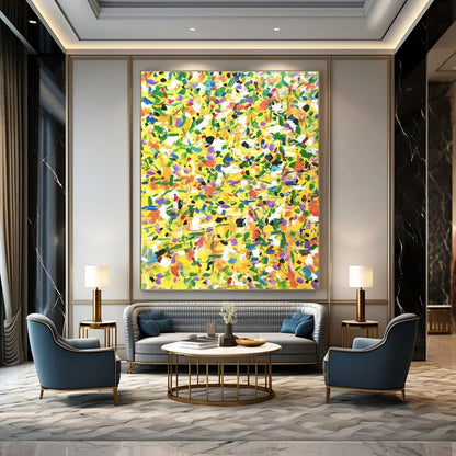 Colorful Splatter Abstract Art for Children’s Activity Room & Art Festival Booth DLZ1793