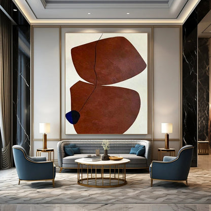 Organic Brown - White Art for Botanical Garden Café & Bedroom DLZ2019