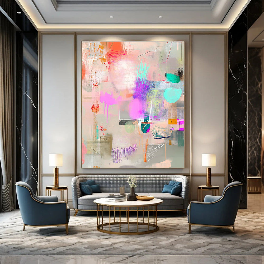 Autumnal Birch Trees Art for Cozy Living Room & Nature Gallery STSC1025