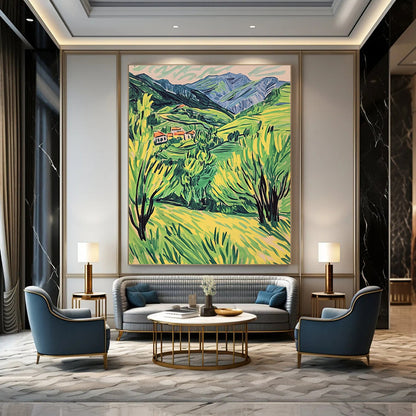 Green Mountain Village for Rustic Home Dining Room & Cultural Art Center STSC1017
