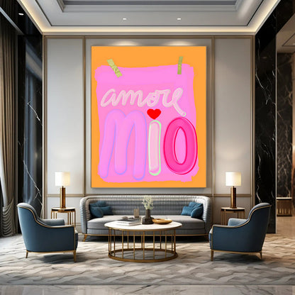 “Amore Mio” Neon Art for Italian Restaurant & Romantic Home Balcony DLZ0645