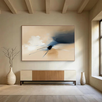 Soft Abstract Clouds Art for Romantic Bedroom & Meditation Space SC178