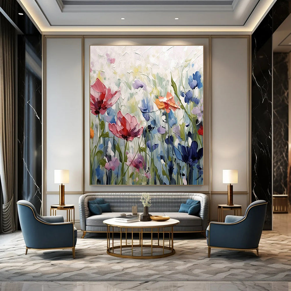 Fresh Floral Oil Painting for Country - Style Bed & Breakfast & Botanical Spa Retreat DLZ1569