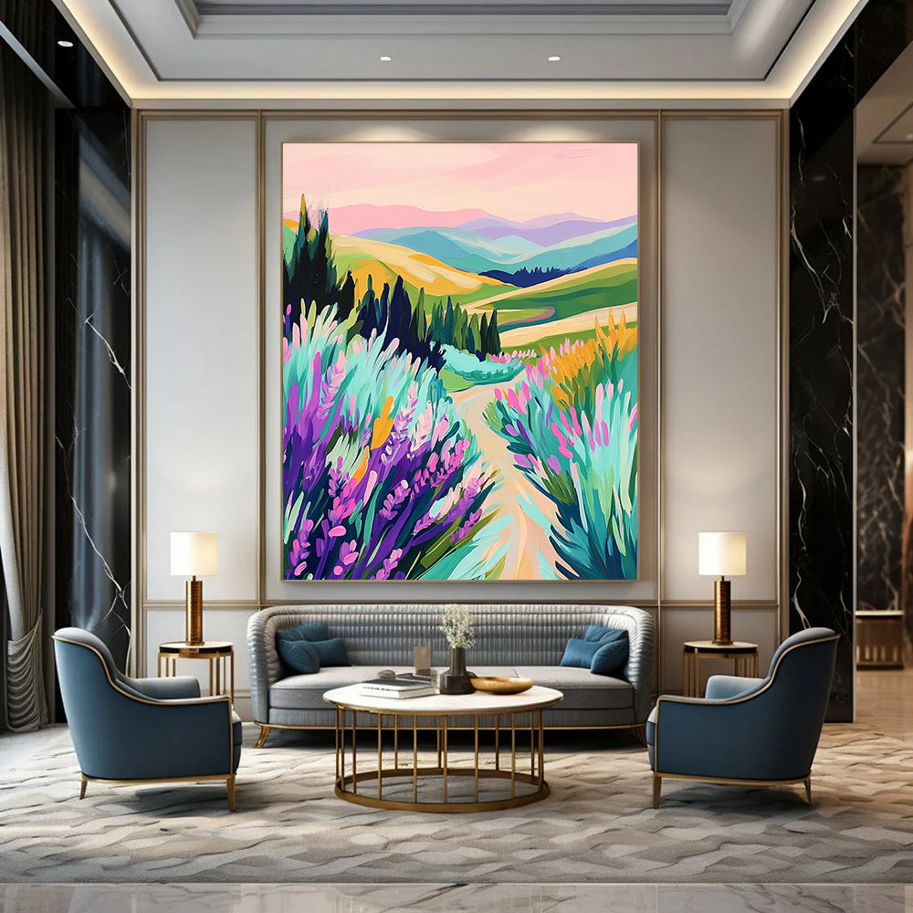 Colorful Landscape Path for Nature - Inspired Bedroom & Outdoor - Themed Café STSC1224