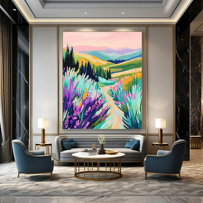 Colorful Landscape Path for Nature - Inspired Bedroom & Outdoor - Themed Café STSC1224