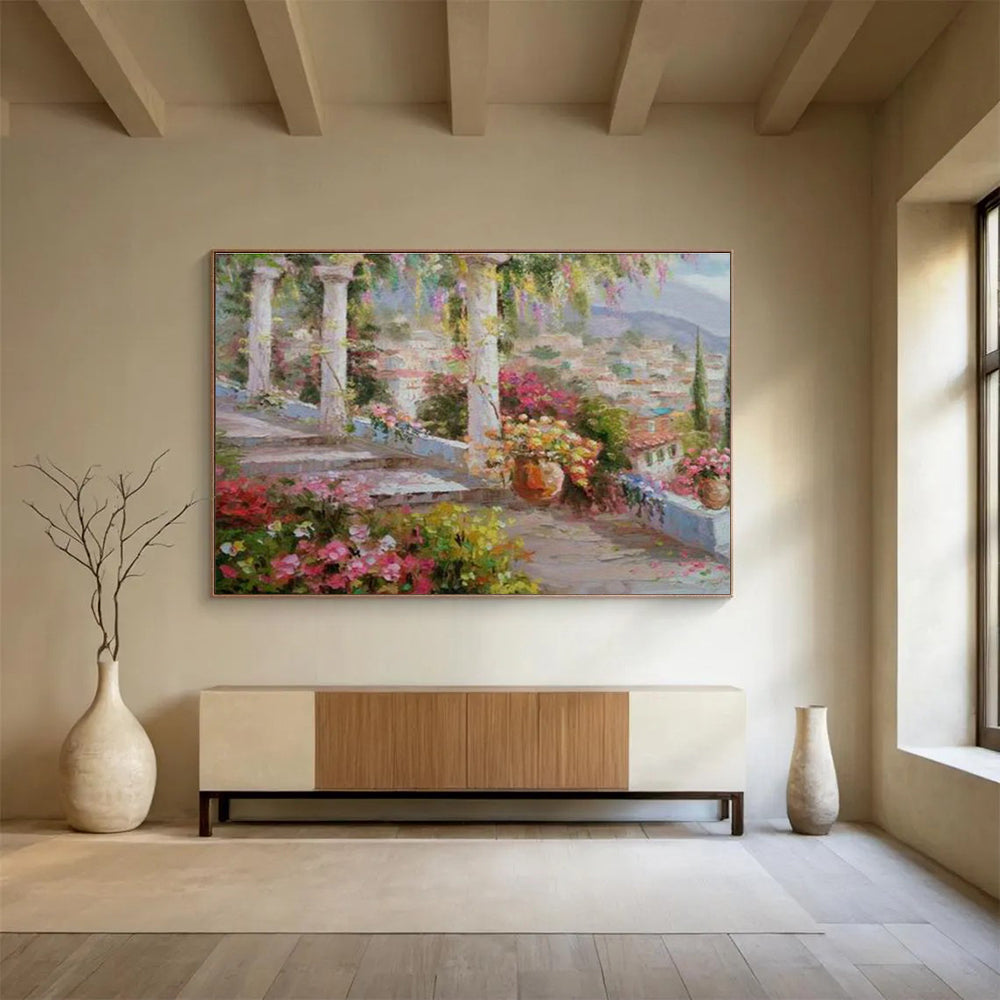 Mediterranean Garden View Art for European - Style B&B DLZ3047