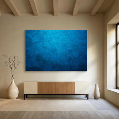 Deep Sea Blue Abstract for Nautical - Themed Restaurant DLZ3000