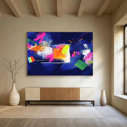 Neon Color Splash Art for Trendy Nightclub & Creative Studio SC460