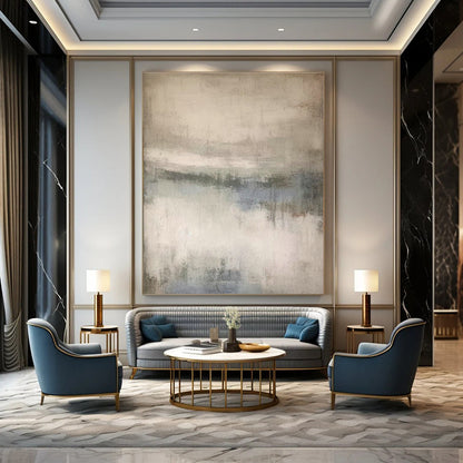 Soft - Toned Abstract Art for Nursery & Cozy Reading Nook DLZ2367