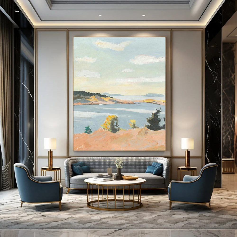 Coastal Landscape Art for Beachfront Home & Seaside Café DLZ2160