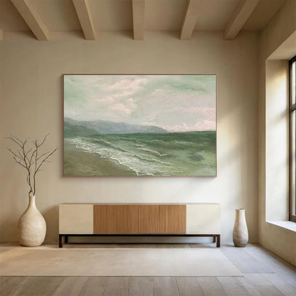 Light - Color Seaside Abstract for Coastal Bed and Breakfast DLZ2988