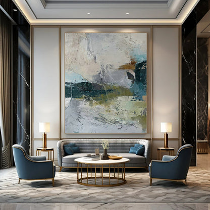 Subtle Color - Block Abstract Art for Bedroom & Office DLZ0399