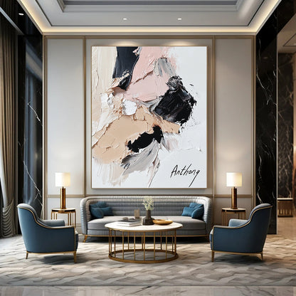 Palette Knife Abstract for Modern Art Studio & Stylish Home Decor STSC257