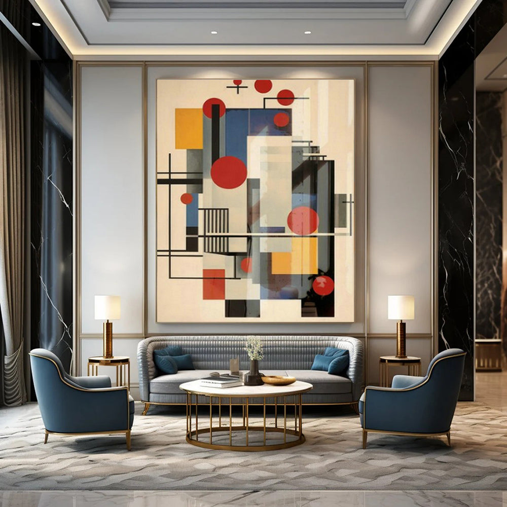 Geometric Abstract Art for Modern Design Studio & Art - Centric Library DLZ1939