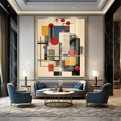 Geometric Abstract Art for Modern Design Studio & Art - Centric Library DLZ1939