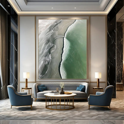 Detailed Beach Aerial View for Modern Home Office & Beachfront Property Gallery STSC529
