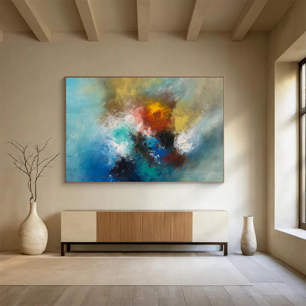 Color - Blending Abstract Art: Craft a Romantic Bedroom Retreat DLZ2386