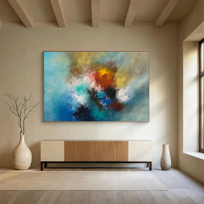 Color - Blending Abstract Art: Craft a Romantic Bedroom Retreat DLZ2386