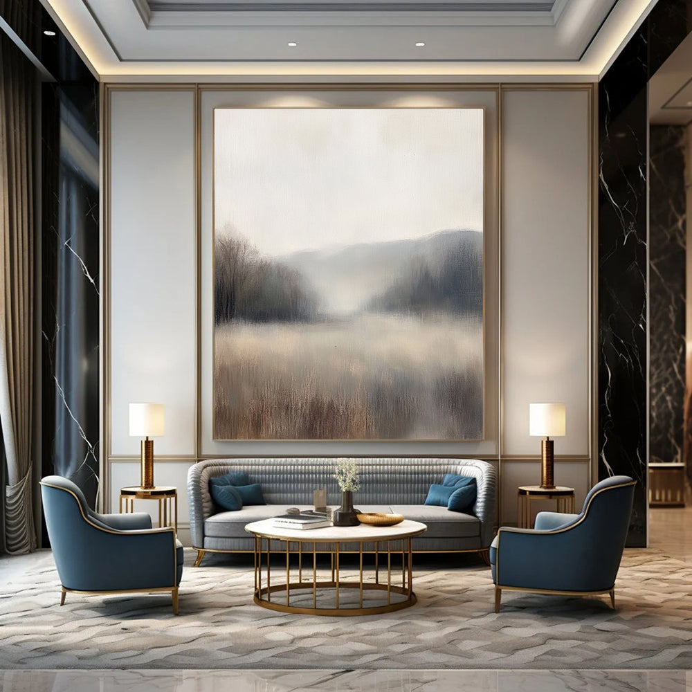 Misty Landscape for Meditation Space & Nature - Inspired Home STSC869