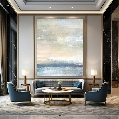 Soft - Colored Seaside Abstract for Relaxing Bathroom & Coastal - Style Balcony DLZ0868