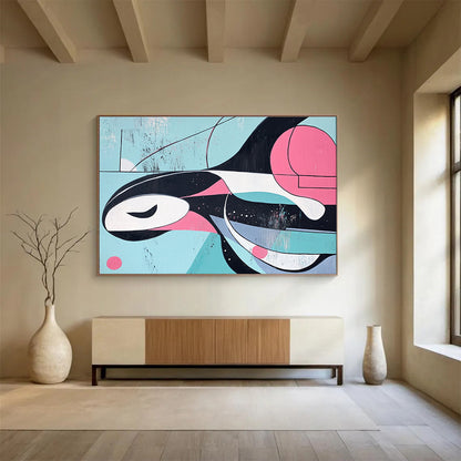 Playful Marine Animal Art for Coastal Kids’ Room & Nautical - Chic Boutique SC167