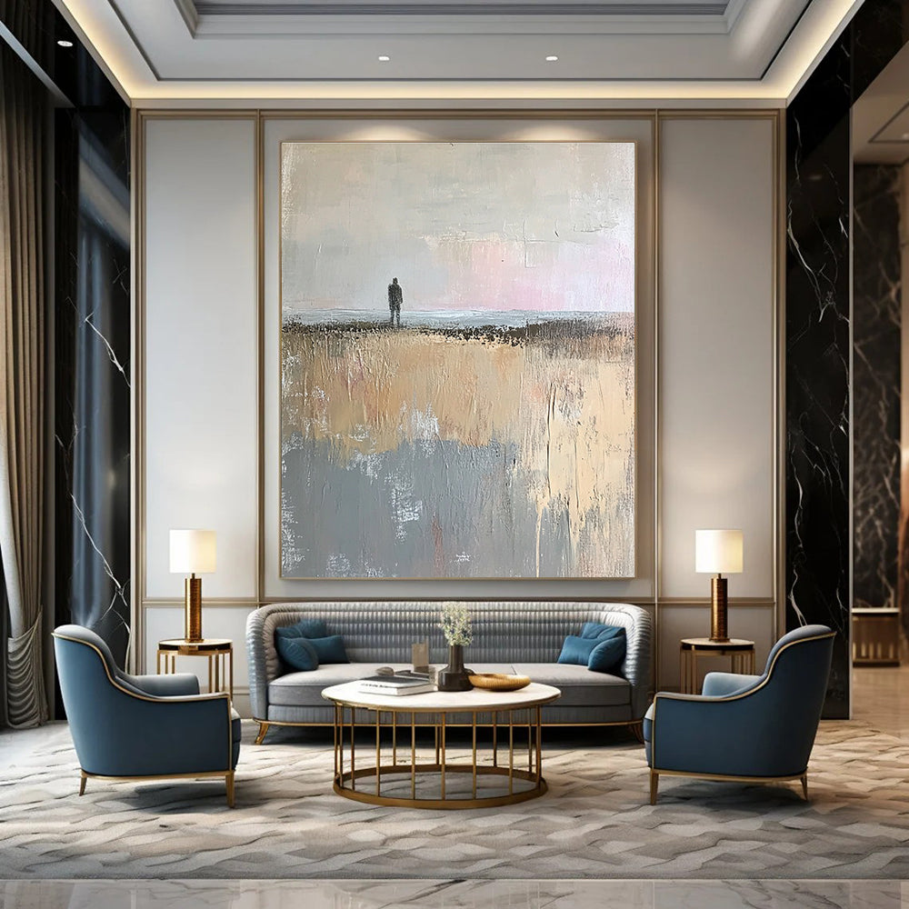 Solitary Figure by the Sea for Bedroom & Meditation Room STSC101