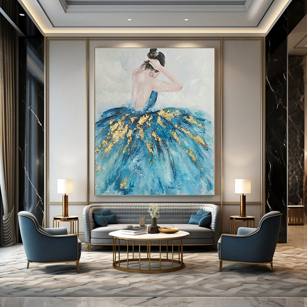Elegant Ballerina Art for Dance Studio & Upscale Bridal Dressing Room DLZ1421