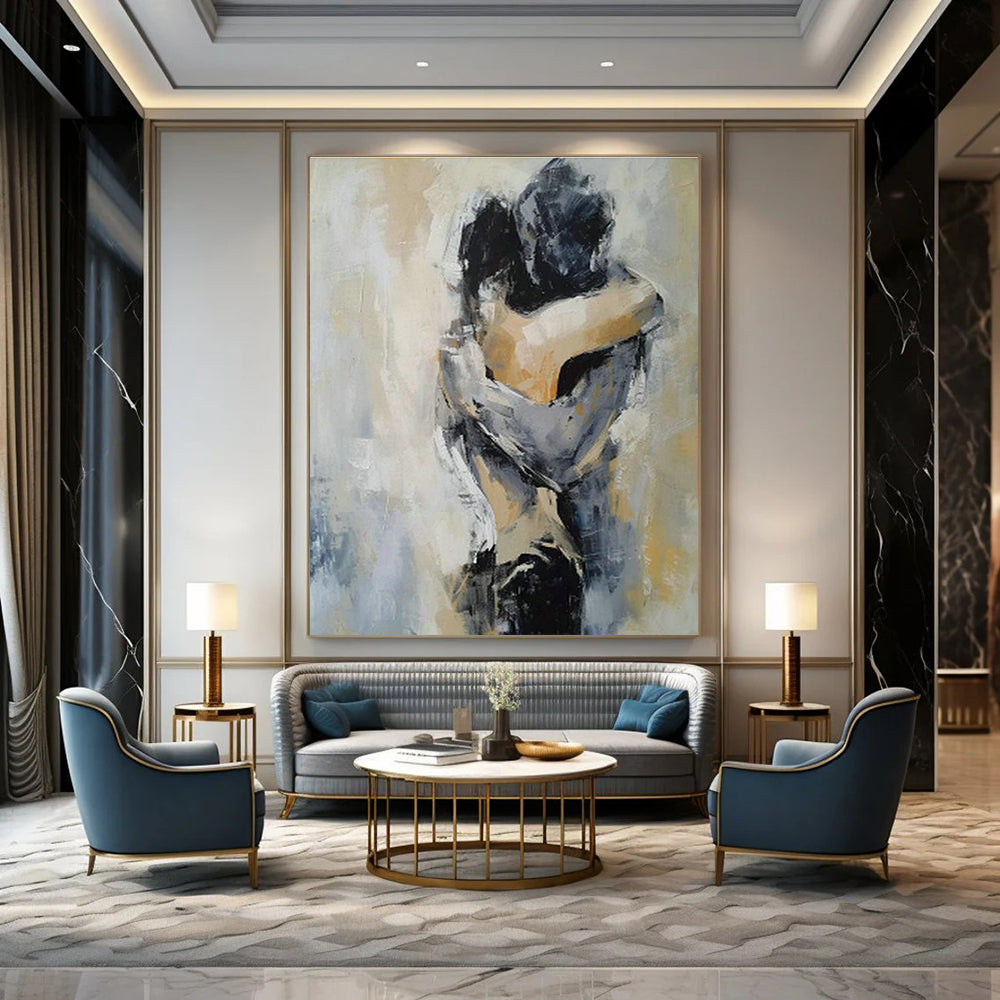 Embracing Figures Art for Romantic Restaurant Private Dining DLZ0108